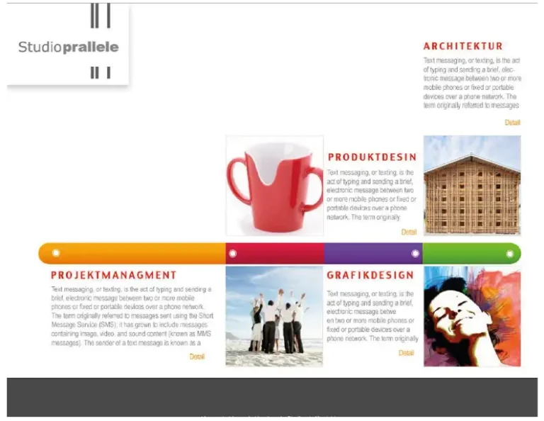 Webdesign vorlage 1